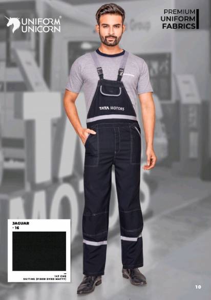 TATA Motors Technician Uniform With Grey And Blue Color Manufacturers,Suppliers, Exporters in Surat